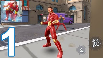 Iron Hero 2 - Gameplay Walkthrough Part 1 - Levels 1-12 (iOS, Android)