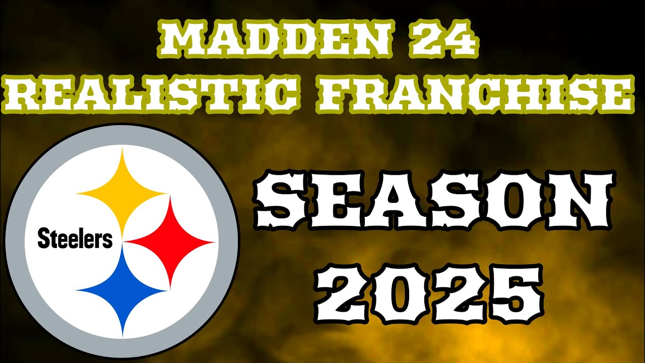 Madden 24 Realistic AllMadden Franchise Mode Steelers Franchise