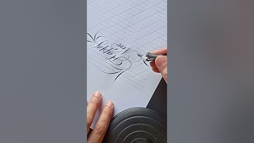 Happy New Year 2023 to All / Copperplate Script / Most Satisfying Video