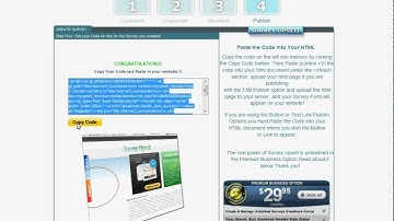 Linking with a button in your Blog - Creating a Survey and Upsell Page to Make you More Money
