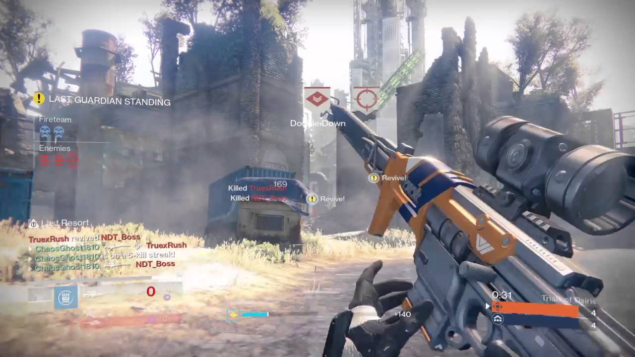 Destiny quad in ToO