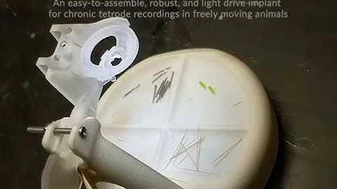 Overview of the assembly of an Open Ephys shuttle drive implant.