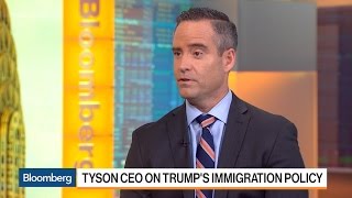 Tyson Foods CEO Says He's Happy About Staffing of Plants Tyson Foods CEO Says He's Happy About Staffing of Plants