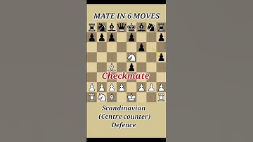 Checkmate in 6 moves