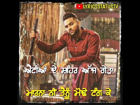 Bandook || Bacdafucup || Karan Aujla || New Punjabi Song Whatsapp Status 2021 #shorts