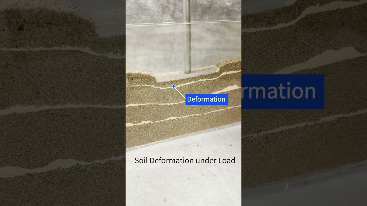 Soil Deformation Experiment  #engineering #education #experiment #science #soilmechanics #physics