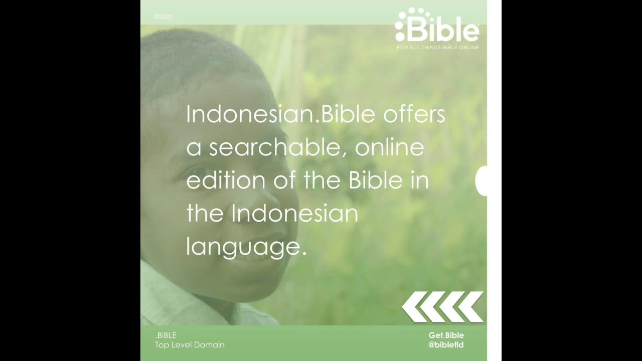 .BIBLE Featured site Indonesian.Bible YouTube