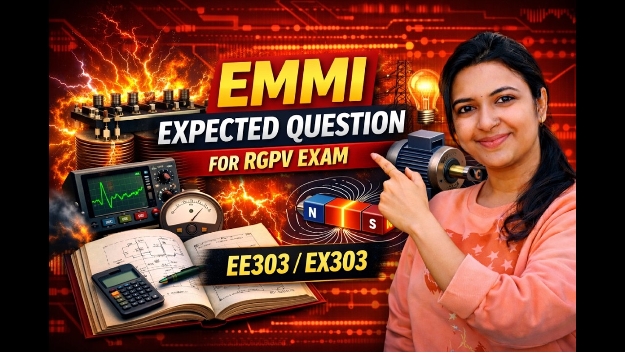 EMMI IMPORTANT QUESTION |EX303|EE303 | #education #rgpvbhopal #electrical