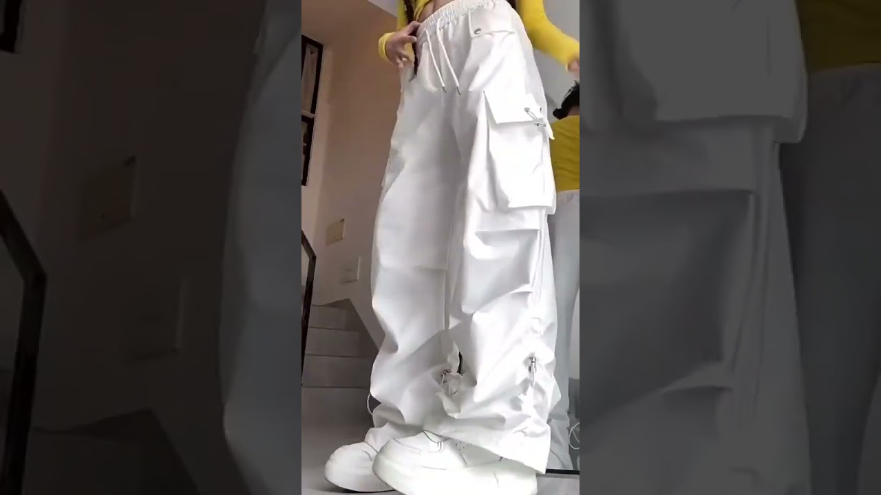 Drawstring White Cargo