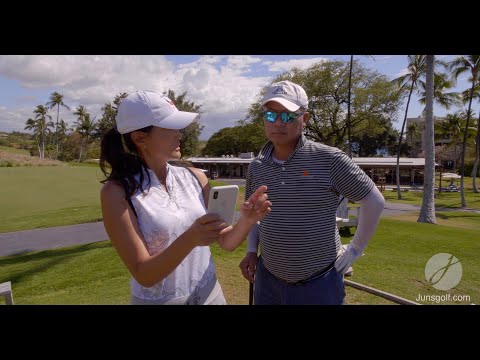 Golf Lesson with Jun: Part 2 - Student learns WEIGHT SHIFT and TURN