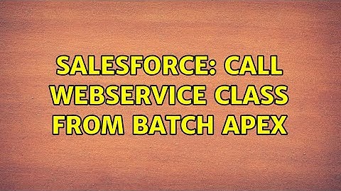 Salesforce: call webservice class from batch apex