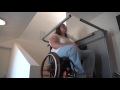 Operation of the HIRO 320 inclined wheelchair lift for curved staircases