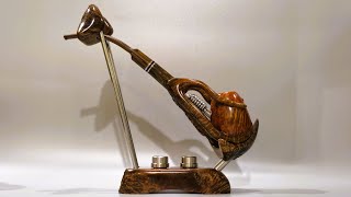 Elowan Briar Burl & Titanium Pipe