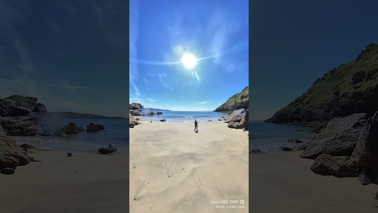 we found a secret beach in devon on our boat trip