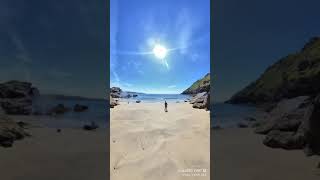 we found a secret beach in devon on our boat trip