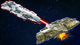 We Battled MASSIVE Space Battleships! - Deep Space Battle Simulator Multiplayer screenshot 4