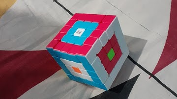 How to make Dot in Dot pattern in 5x5 rubix cube