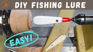 How I Made a Classic Fishing Lure from Scrap Wood!