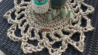 Crochet Individual O Carpeta De Yute