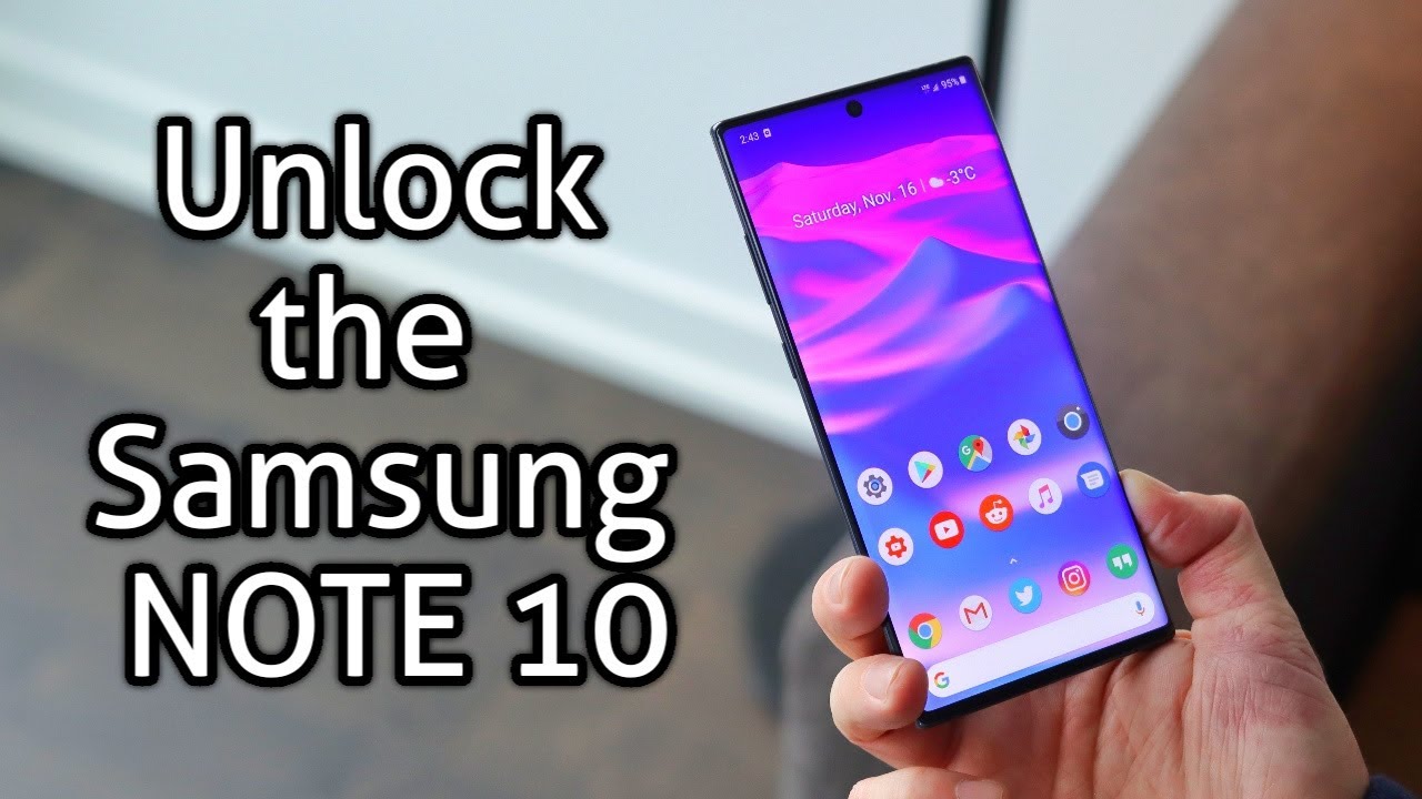 How To Unlock The Samsung Galaxy Note 10 & 10 Plus - Any Carrier, Any  Country - Youtube