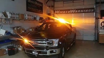 2019 Ford F-150 XLT Truck LED Strobe Lighting