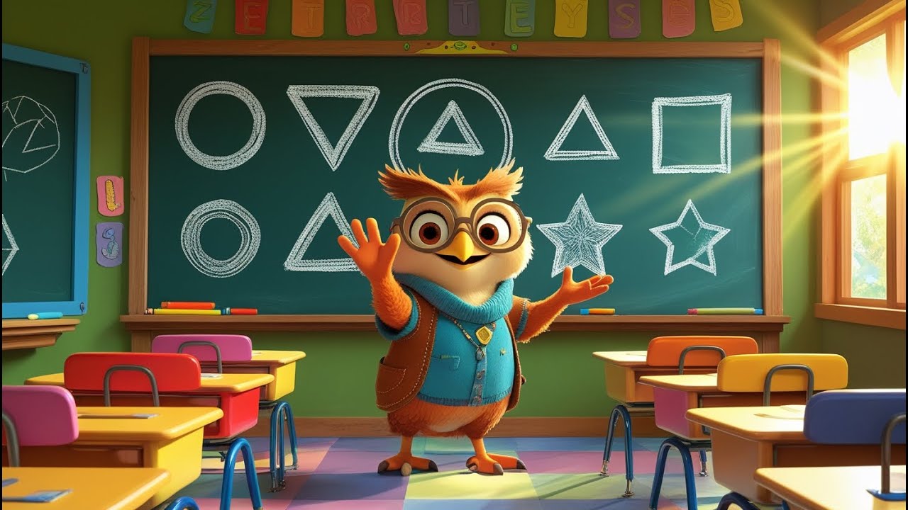 Learn Geometry Objects Shapes Square, Rectangle & more for Kids Education