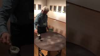 Sound Wave Form Pattern On Table