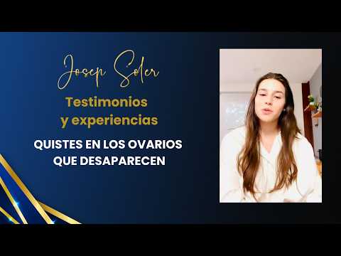 "A life with ovarian cysts that disappear" Laura's testimony. Josep Soler