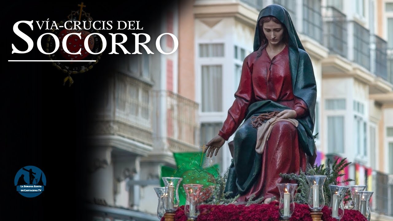 VÍA-CRUCIS DEL SOCORRO | PRIMERA PROCESIÓN DE ESPAÑA | LA SEMANA SANTA DE CARTAGENA 2025 | DIRECTO