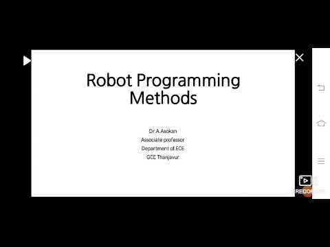 Robot programming - YouTube