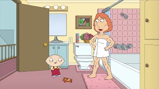 Мульт Stewie discovers Lois in the shower
