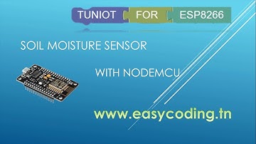 NodeMcu (ESP8266) Tutorial A-9: The soil moisture sensor