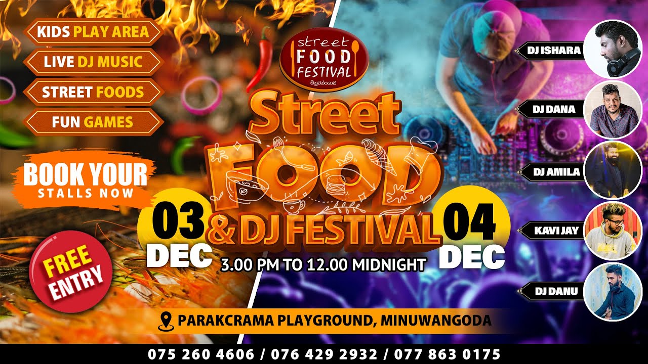 Minuwangoda Street Food Festival 2022 YouTube