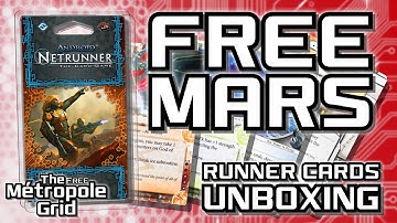 Netrunner Unboxing: Free Mars - Runner Cards