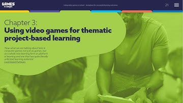 Games in Schools 2023 - Handbook Chapter 3 - Using video games for thematic project-based learning