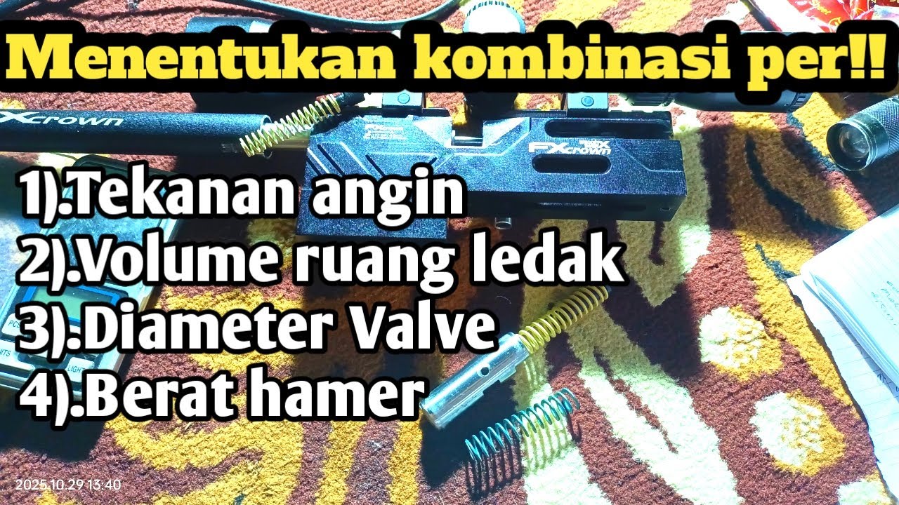 Menentukan per hamer berdasarkan tekanan angin!!