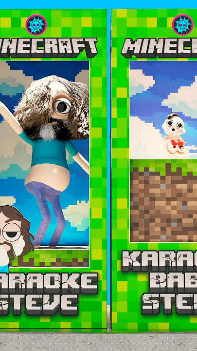 MINECRAFT KARAOKE 🎤 #minecraftmovie2025 #lavachicken #babysteve