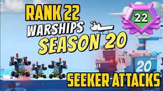 Boom Beach Warships Season 20 Rank 22 Seeker Attacks