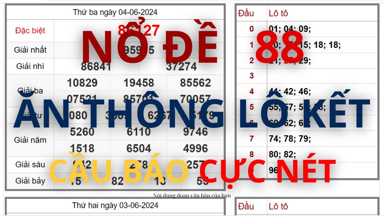 Trực Tiếp Xổ Số Miền Bắc Hôm Nay Ngày 07/06/2024 | Kết Quả Xổ Số Miền ...
