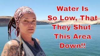 Lake Powell - Shocking To See How Low The Water Level Is!