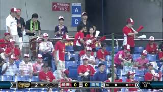 20140617-2 爆米花 綺麗vs國訓 2下 台東綺麗珊瑚外野手林柱展現優異的守備範圍