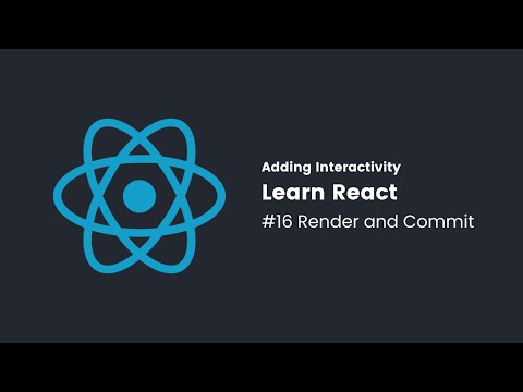 Learn React in Arabic - #16 - Render and Commit