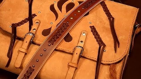 The Leather Element: Spanish Basket Weave