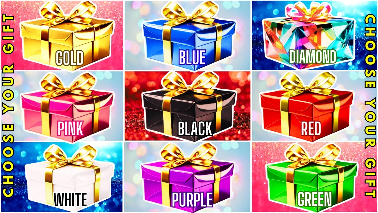 🎁 CHOOSE YOUR GIFT 9 🍀 FAVORITE 9 GIFT BOX CHALLENGE 🏆