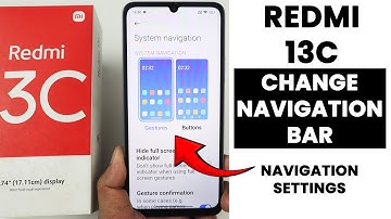 How to Change Navigation Bar On Redmi 13c | Use Swipe Gesture
