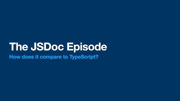 The Shocking Truth about JSDoc (it