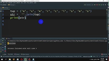 How to convert a tuple to a string in Python