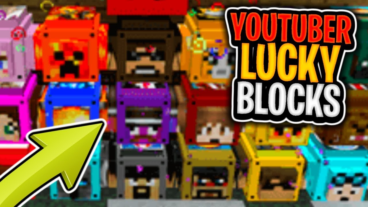 Minecraft YOUTUBER LUCKY BLOCKS TOWERS - YouTube