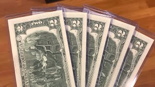 Stamped $2 Bills- First Day of Issue April 13, 1976