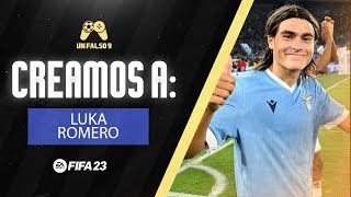 FIFA 23 LUKA ROMERO CLUBES PRO PRO CLUBS LOOKALIKE CREATION FACE